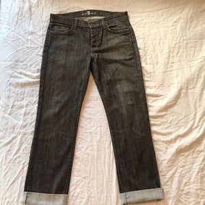 7 For All Mankind mens jeans in gray 32” waist